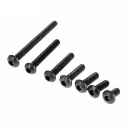 DYSTANS TULEJA NYLON M3 -- 6x6mm -- LEKKI CZARNY