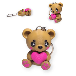 Brelok Brązowy MIŚ z...