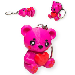Brelok Różowy MIŚ z...