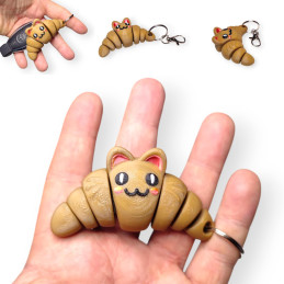 Brelok KOT ROGALIK -...