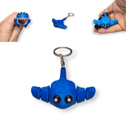 Brelok Niebieska PŁASZCZKA...