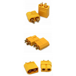 ZŁĄCZE, WTYK, KONEKTOR - XT60 - PARA XT 60 m f