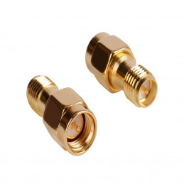 Przejściówka 90 Stopni RP-SMA Male na SMA Female