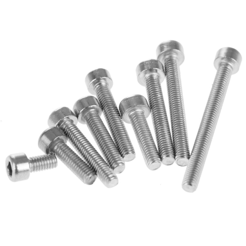 DYSTANS TULEJA NYLON M3 -- 6x6mm -- LEKKI CZARNY