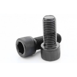 DYSTANS TULEJA NYLON M3 -- 6x6mm -- LEKKI CZARNY
