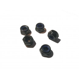 DYSTANS TULEJA NYLON M3 -- 6x6mm -- LEKKI CZARNY