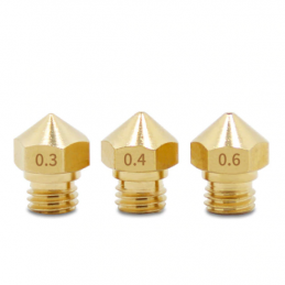 Dysza 0.4 mm V6 / V5 J-Head 1.75 mm M6 Druk 3D