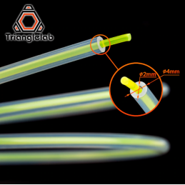 Rurka przezroczysta FEP Trianglelab 2mm/4mm 1m