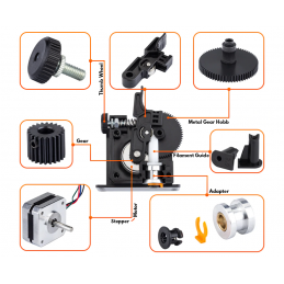 HOTEND Grzałka Ceramiczna 12V 40W RepRap Druk 3D