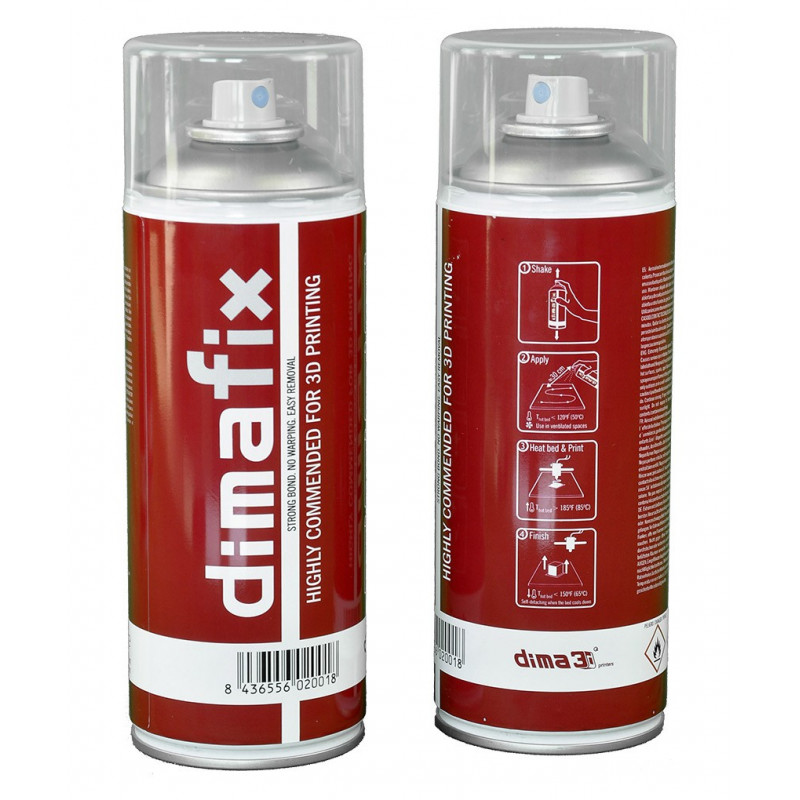Klej DIMAFIX 400 ml - Sprej zwiększający przyczepność wydruków do stołu grzewczego