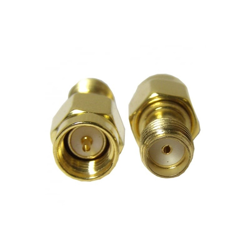 Przejściówka 90 Stopni RP-SMA Male na SMA Female