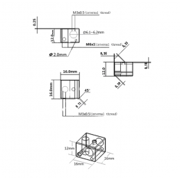 Łożysko Liniowe LM8UU 8 mm 8mm RepRap Druk 3D