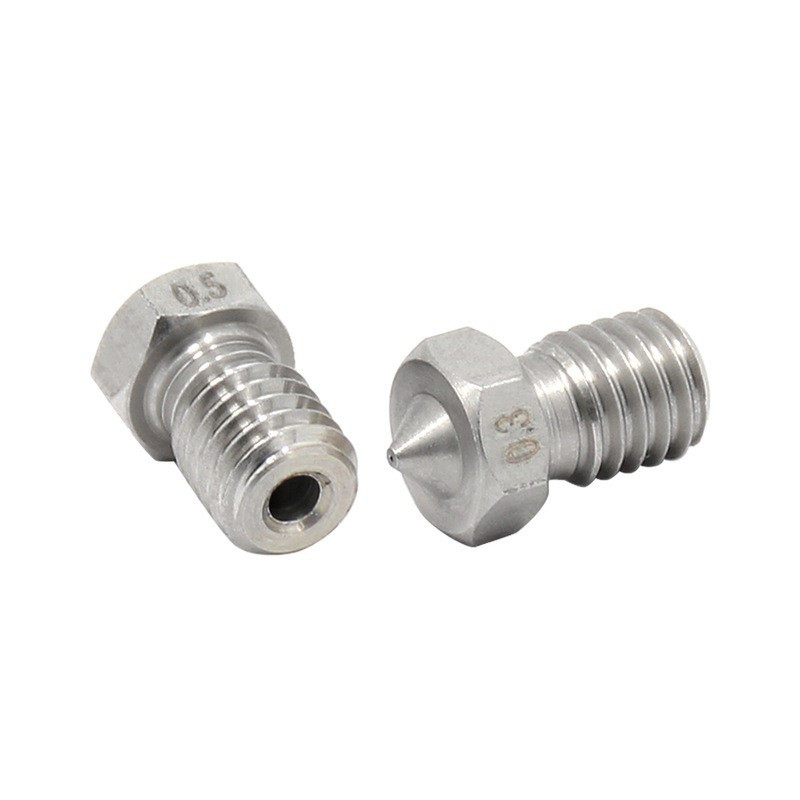 Stalowa Dysza 0.35 mm V6 / V5 J-Head 1.75 mm M6 3D
