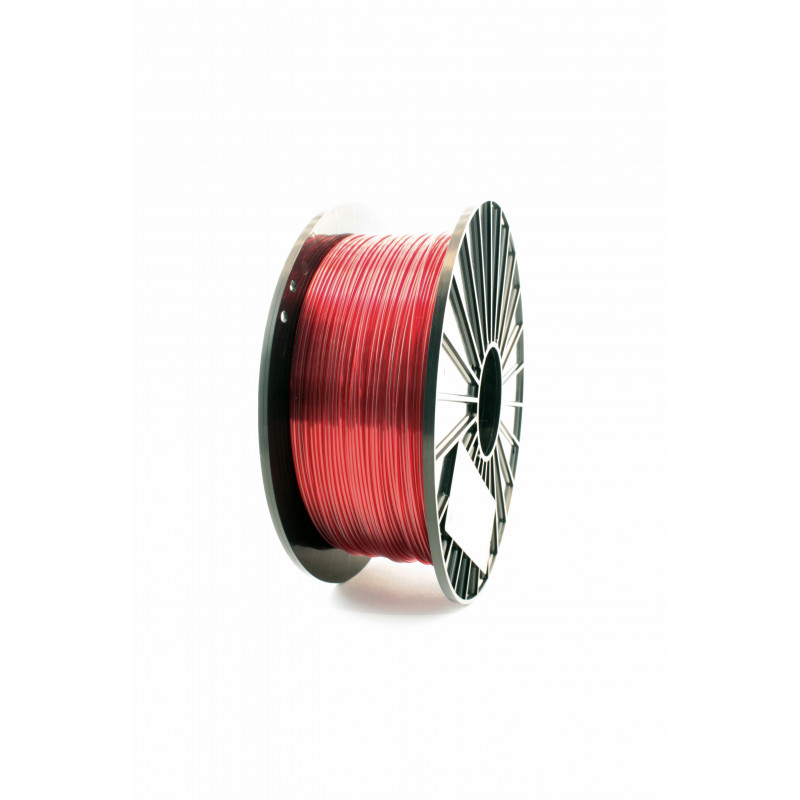 Filament F3D 1 kg PET-G Tr. Czerwony / Tr. Red 1,75 1.75 mm Druk 3D