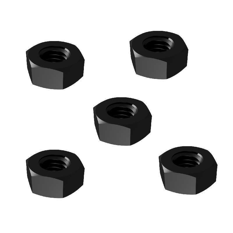 DYSTANS TULEJA NYLON M3 -- 6x6mm -- LEKKI CZARNY